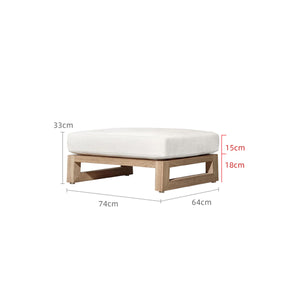 Sebastian Teak Ottoman Sofa-1