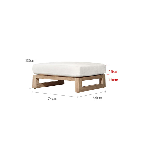 Sebastian Teak Ottoman Sofa-1